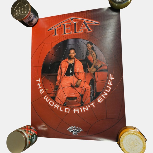 Other - Tela The World Ain't Enuff 2000 Promo Poster 18x24 Rap-A-Lot Hip Hop Advert